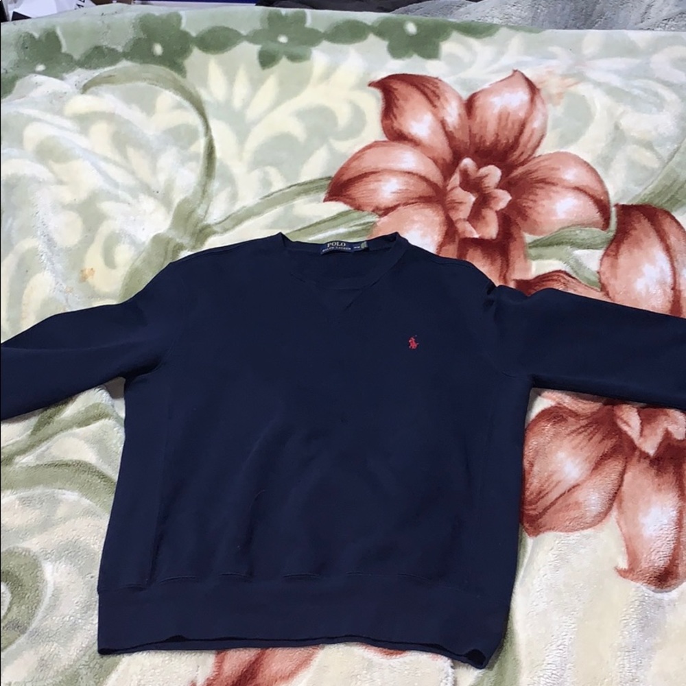 POLO SWEATSHIRT (BLACK)